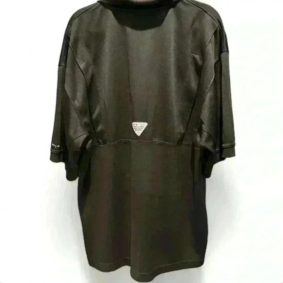 Columbia PFG Omnishade Black Performance Fishing polo - Men’s Medium - Picture 2 of 4